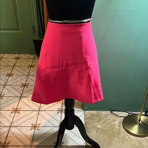 J. Crew Vibrant Pink A-Line Skirt